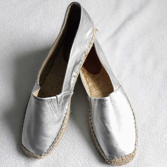 Sam Edelman Shoes - Sold Sam Edelman Lynn Silver Espadrille Sz 10